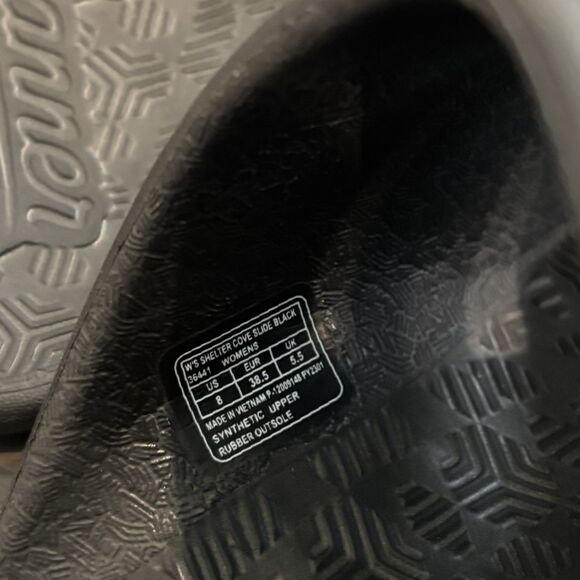 Danner Shelter Cove Slide Sandals Womens 8 Comfort Black Lightweight Slip On - Picture 4 of 5